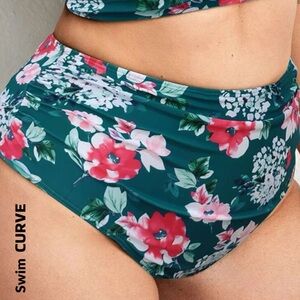 SHEIN floral high waist bikini bottom